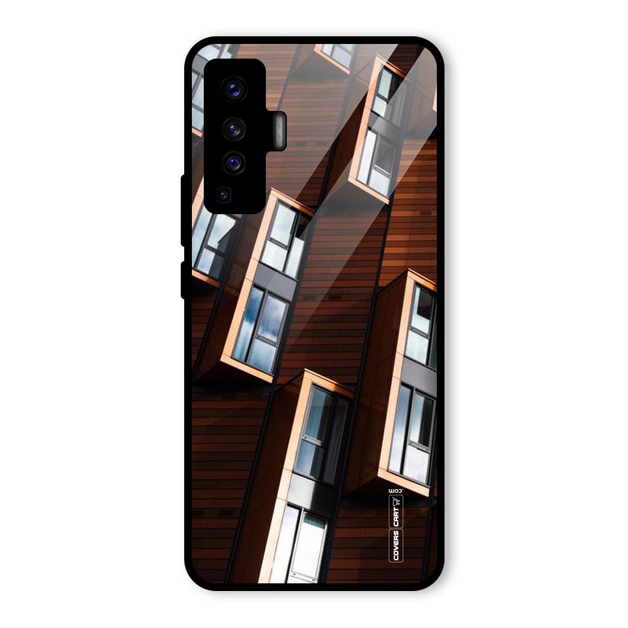Window Abstract Glass Back Case for Vivo X50