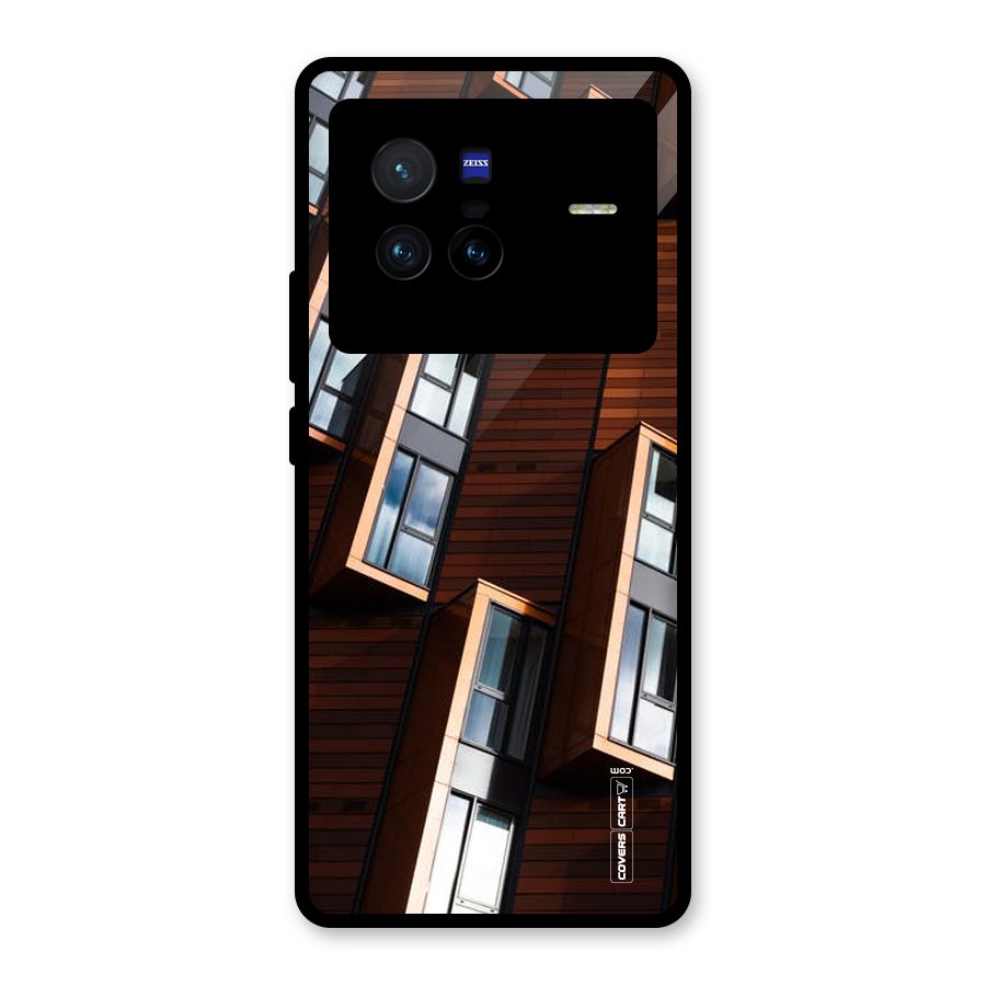 Window Abstract Glass Back Case for Vivo X80