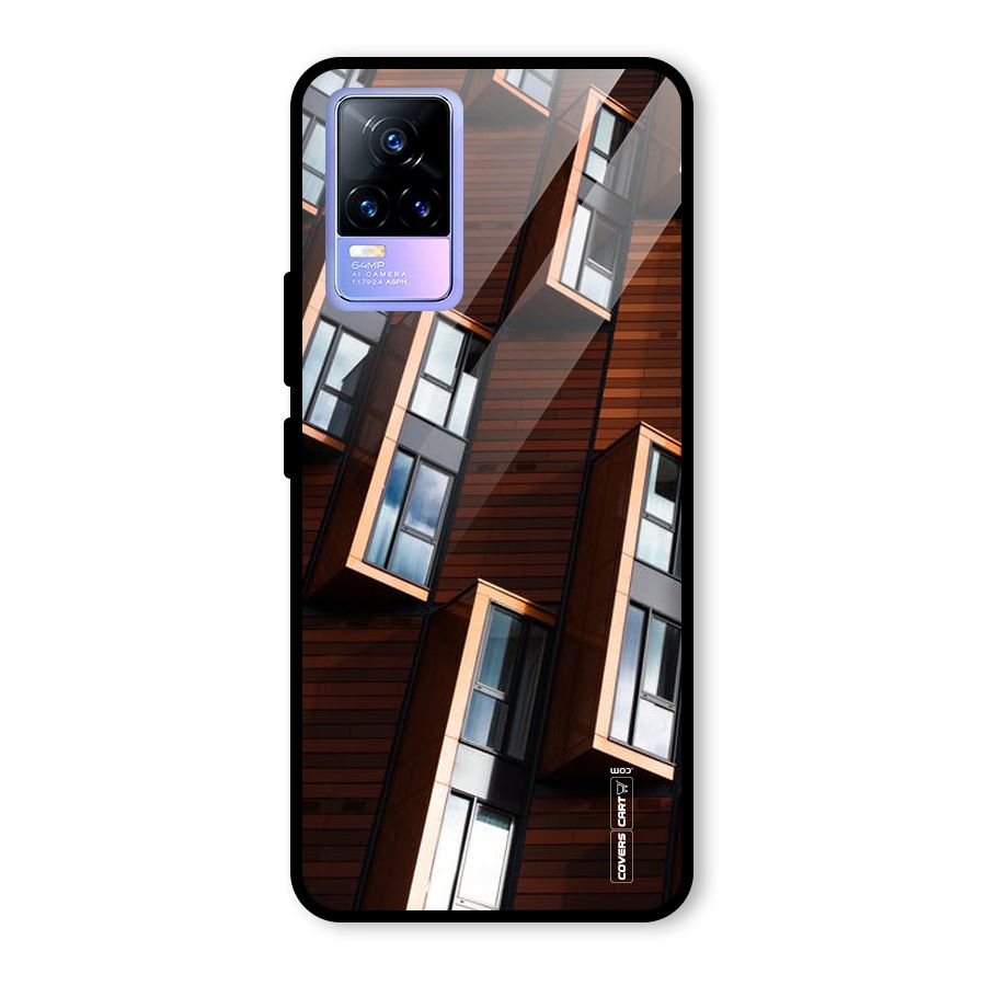 Window Abstract Glass Back Case for Vivo Y73