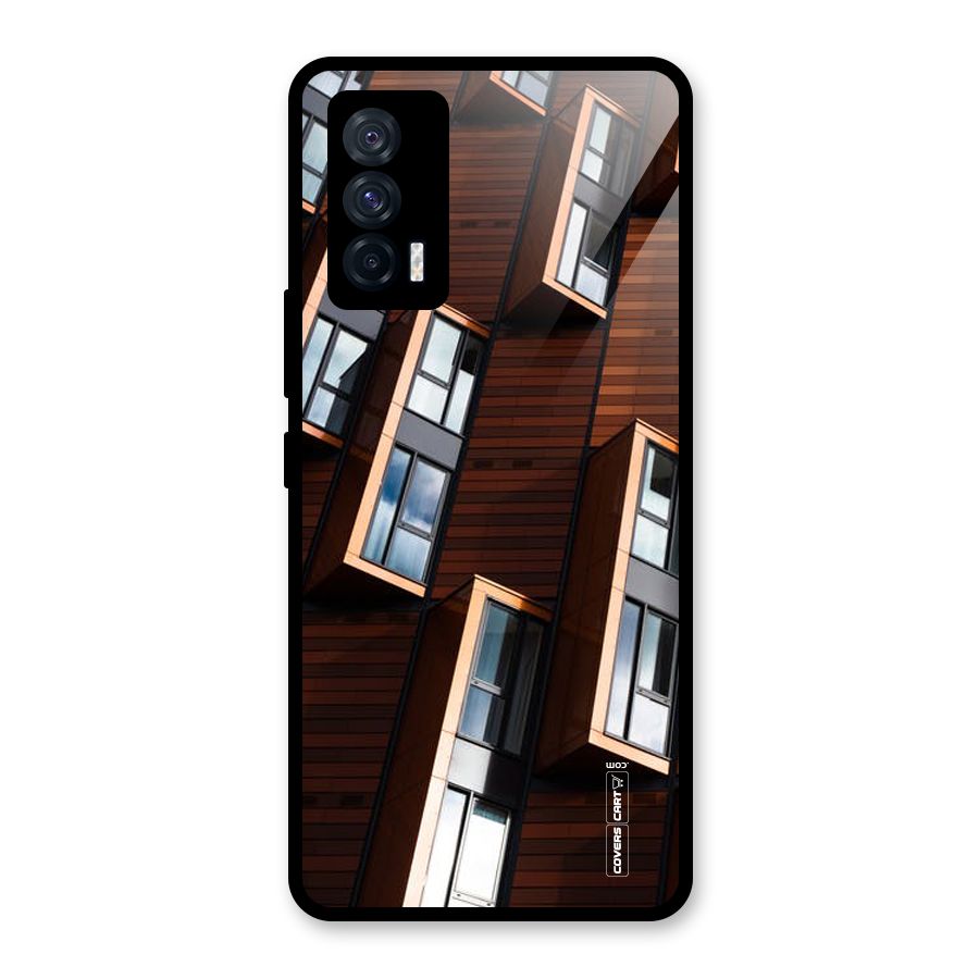 Window Abstract Glass Back Case for Vivo iQOO 7 5G