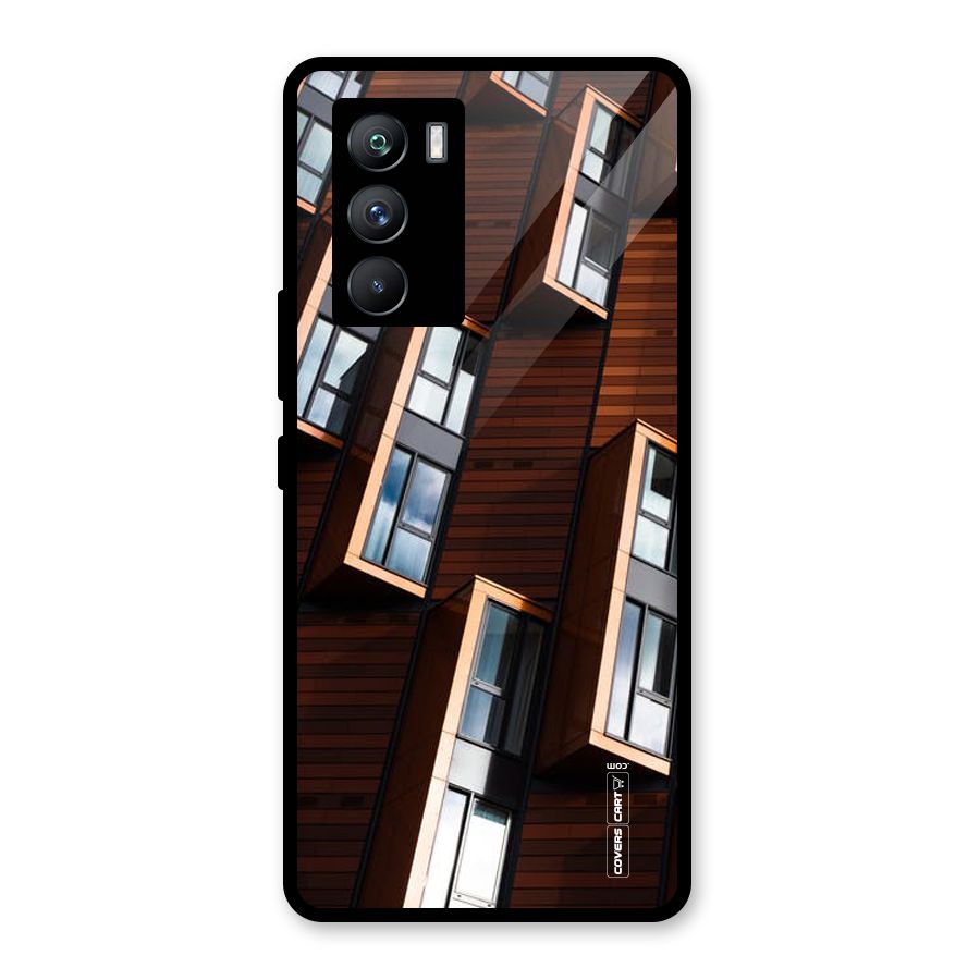 Window Abstract Glass Back Case for Vivo iQOO 9 SE