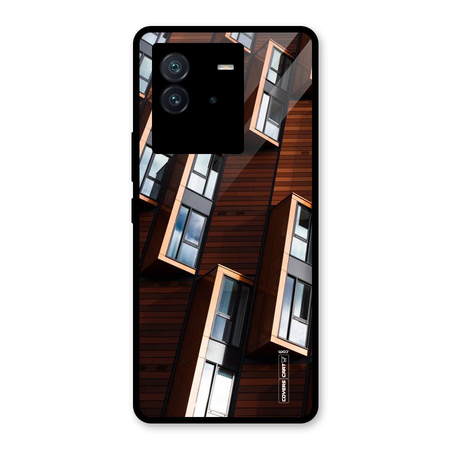Window Abstract Glass Back Case for Vivo iQOO Neo 6 5G