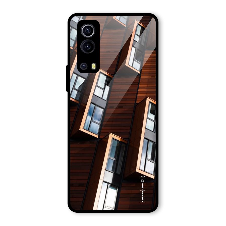 Window Abstract Glass Back Case for Vivo iQOO Z3