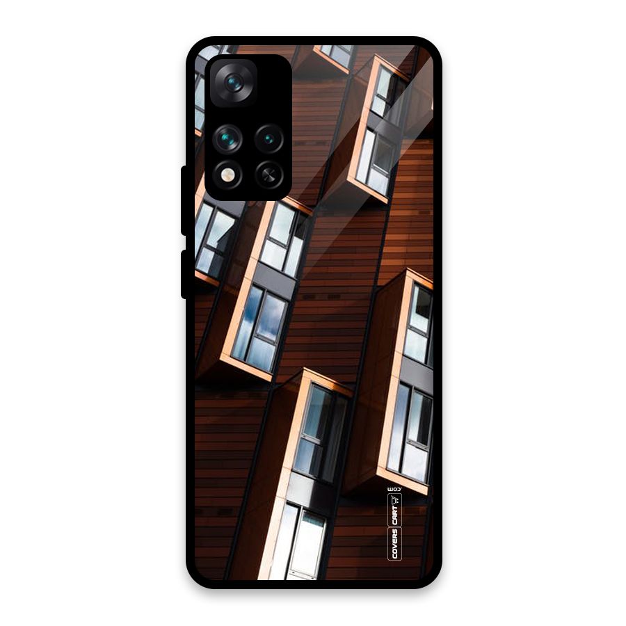 Window Abstract Glass Back Case for Xiaomi 11i HyperCharge 5G