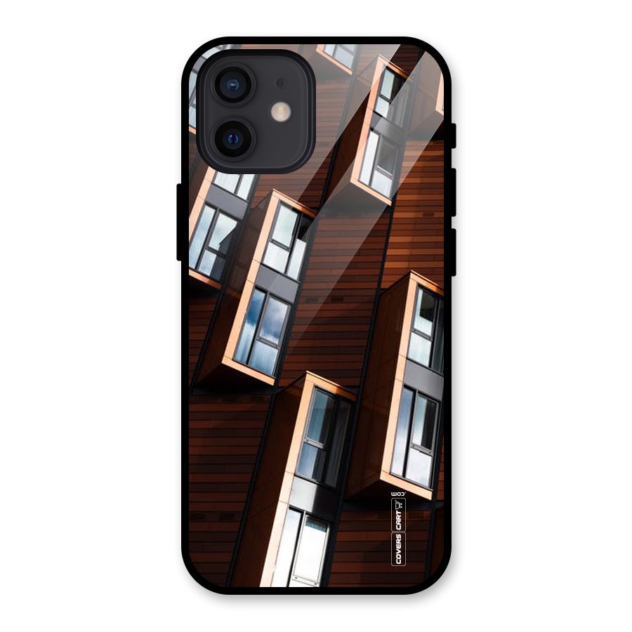 Window Abstract Glass Back Case for iPhone 12