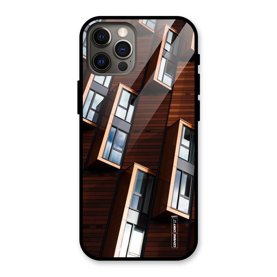 Window Abstract Glass Back Case for iPhone 12 Pro