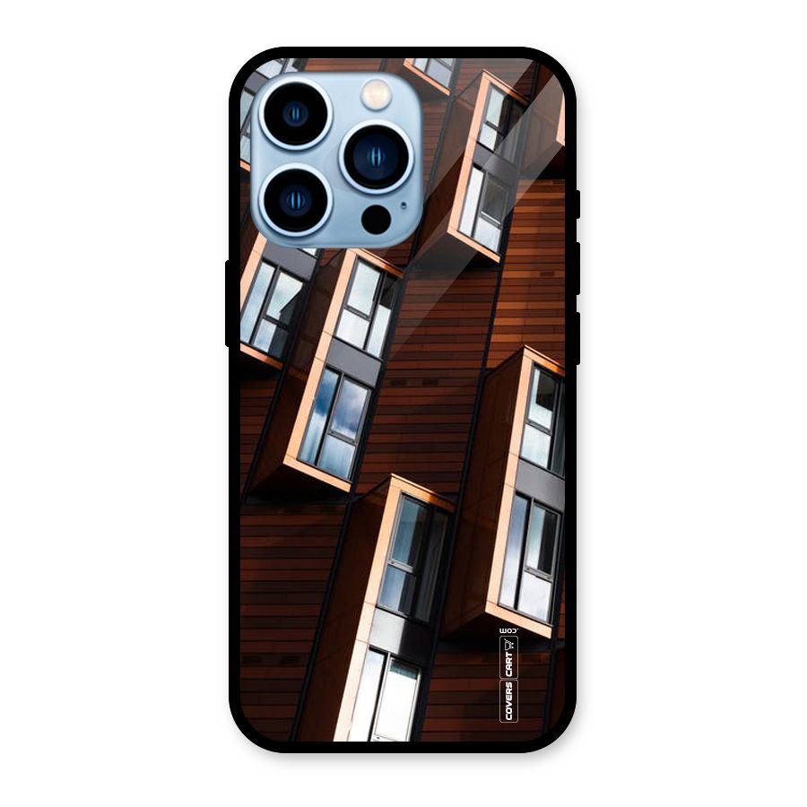 Window Abstract Glass Back Case for iPhone 13 Pro