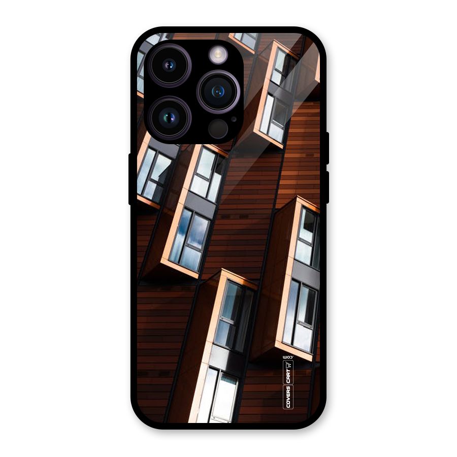 Window Abstract Glass Back Case for iPhone 14 Pro