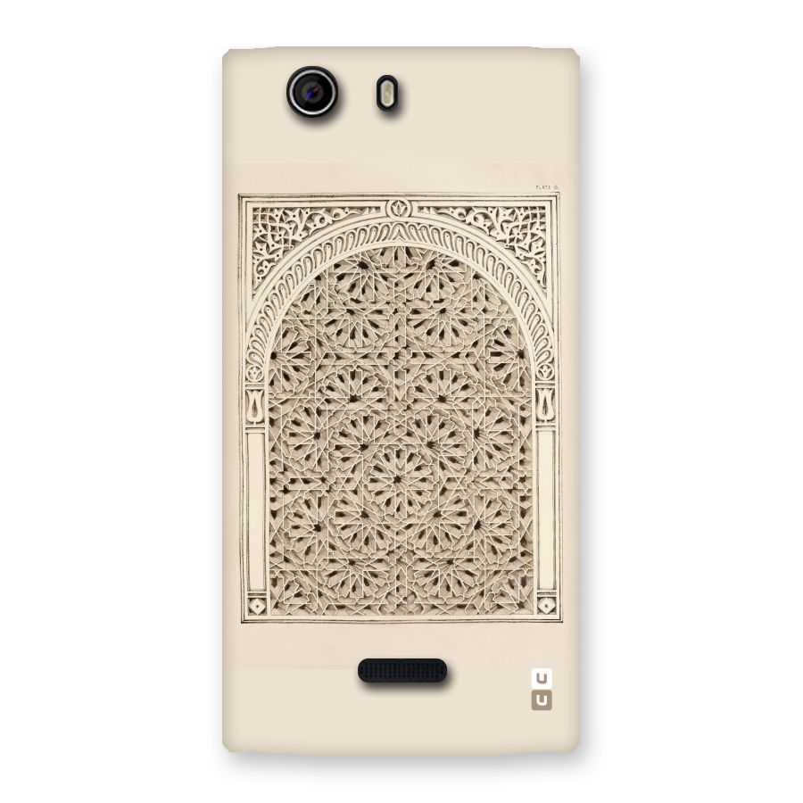 Window Ornaments Back Case for Canvas Nitro 2 E311