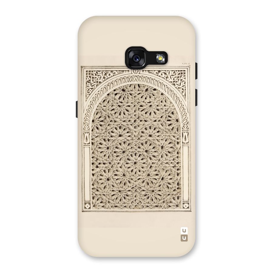 Window Ornaments Back Case for Galaxy A3 (2017)