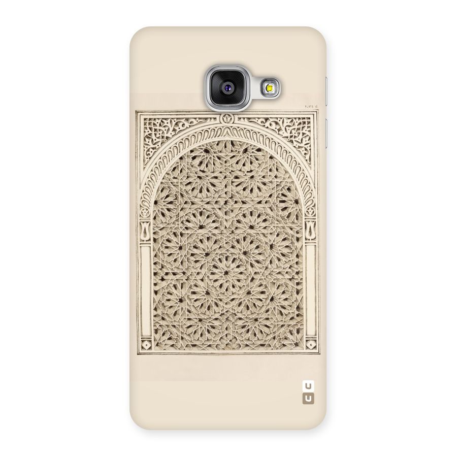 Window Ornaments Back Case for Galaxy A3 2016