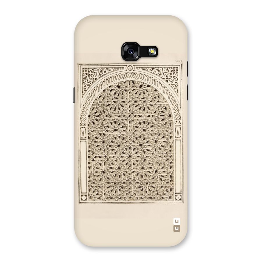 Window Ornaments Back Case for Galaxy A5 2017