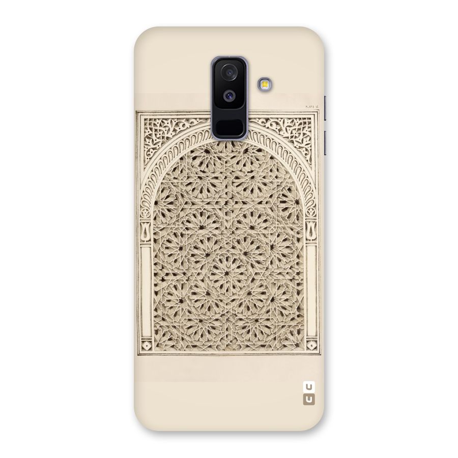 Window Ornaments Back Case for Galaxy A6 Plus