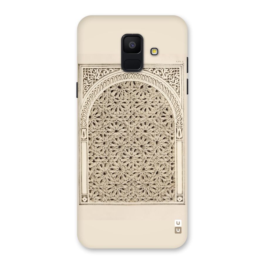 Window Ornaments Back Case for Galaxy A6 (2018)