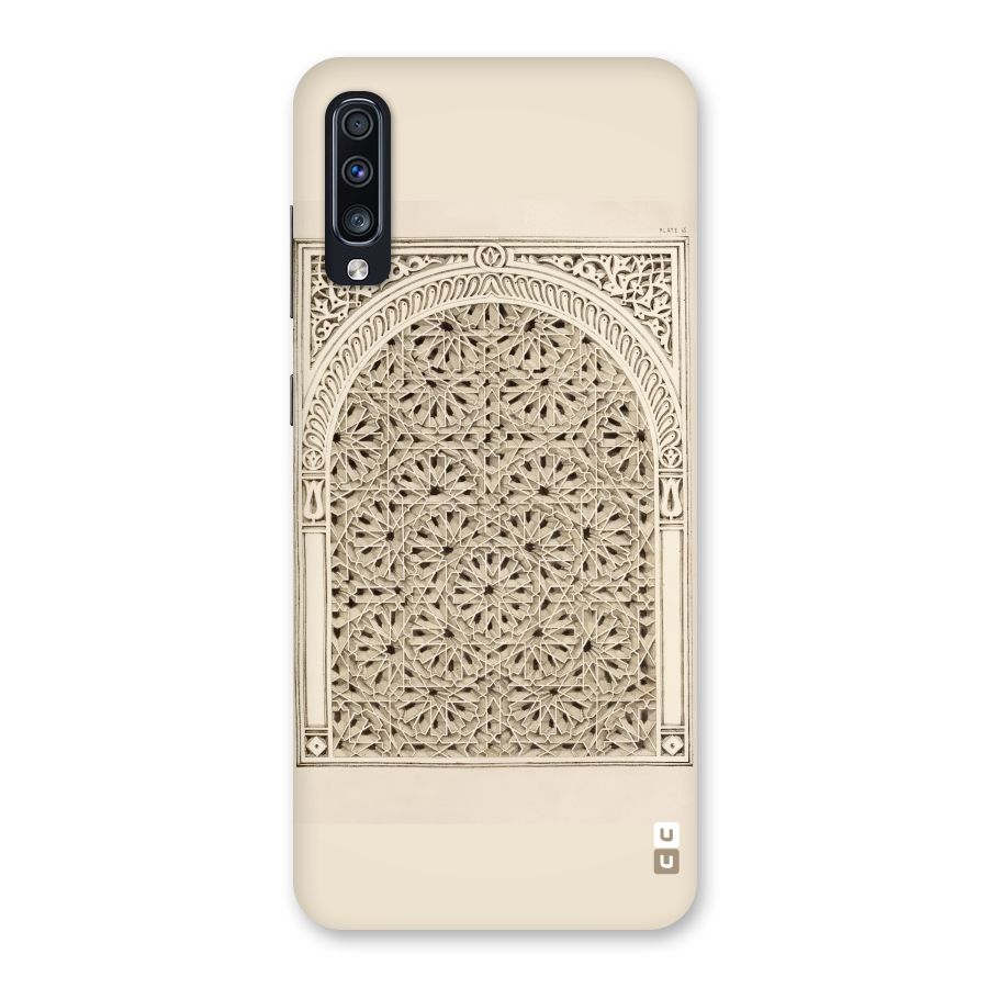Window Ornaments Back Case for Galaxy A70