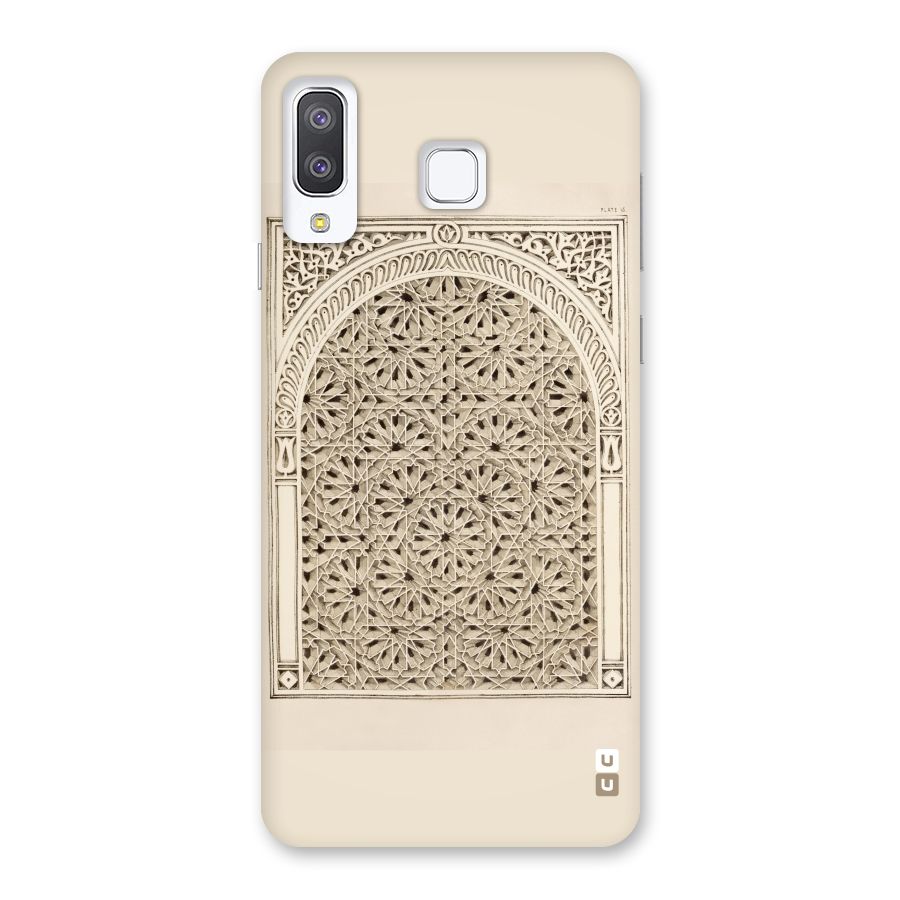 Window Ornaments Back Case for Galaxy A8 Star