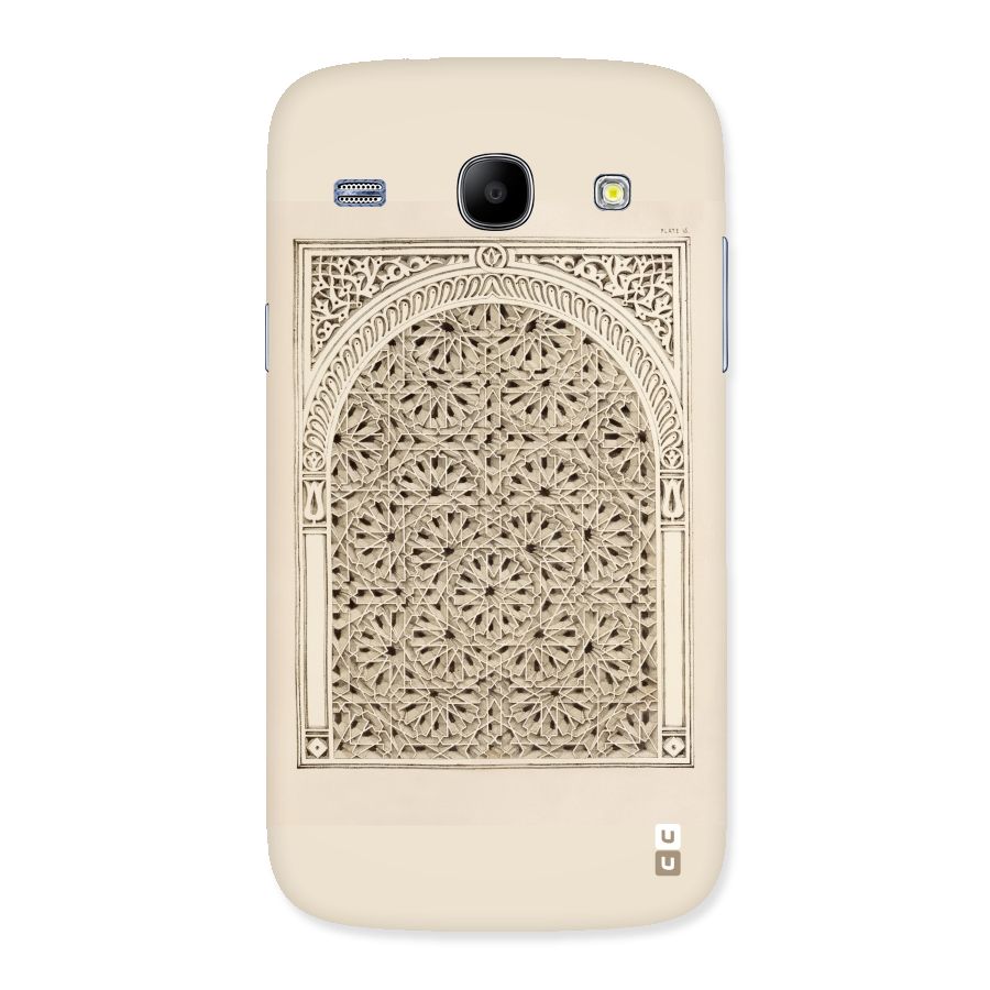 Window Ornaments Back Case for Galaxy Core