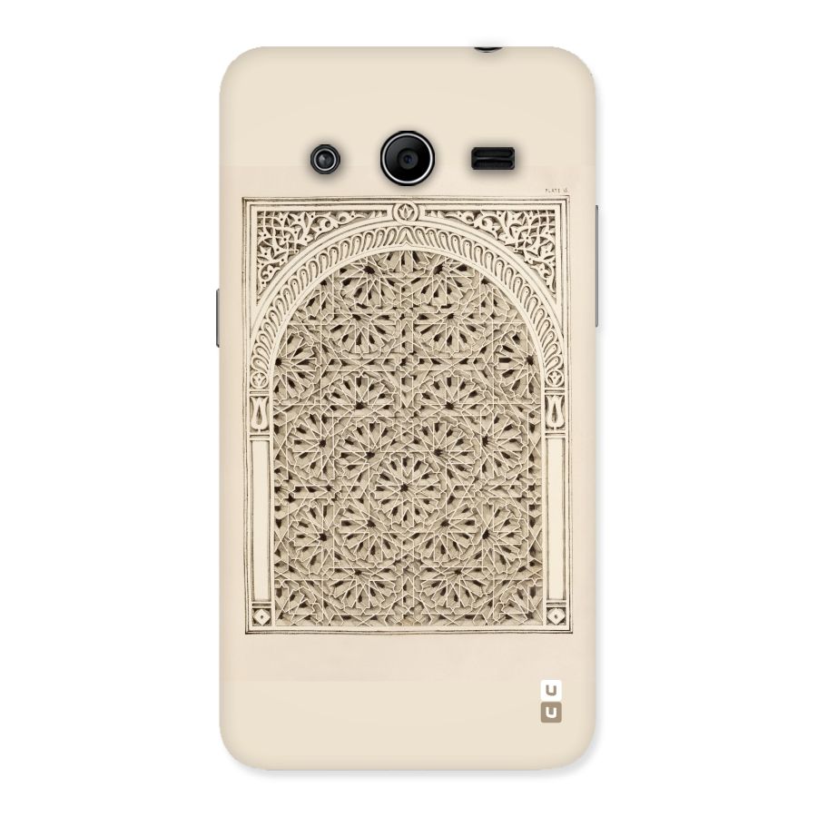 Window Ornaments Back Case for Galaxy Core 2