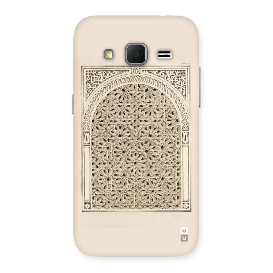 Window Ornaments Back Case for Galaxy Core Prime