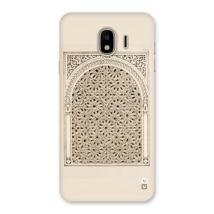 Window Ornaments Back Case for Galaxy J4