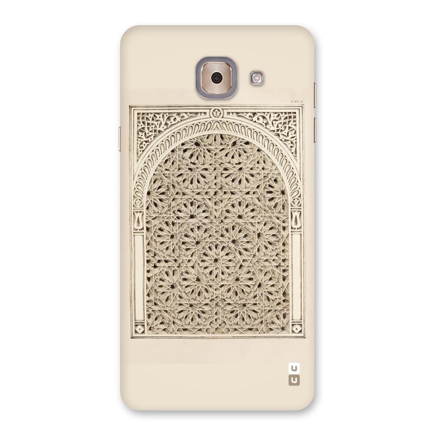 Window Ornaments Back Case for Galaxy J7 Max