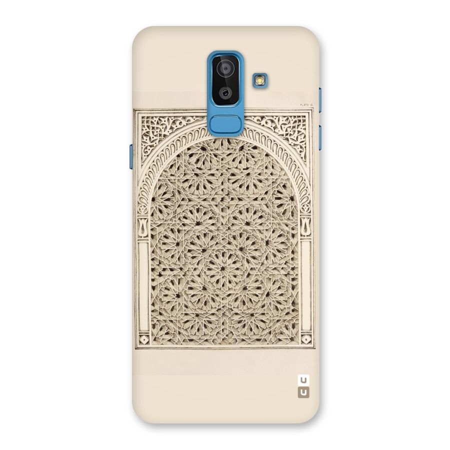 Window Ornaments Back Case for Galaxy J8