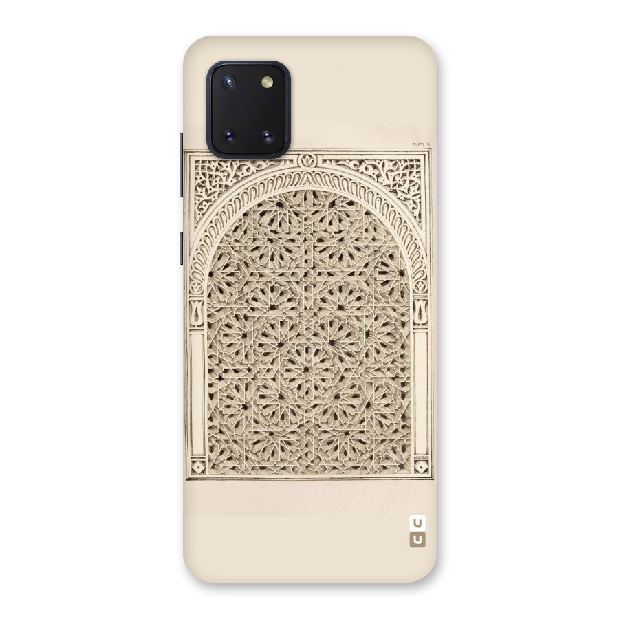 Window Ornaments Back Case for Galaxy Note 10 Lite