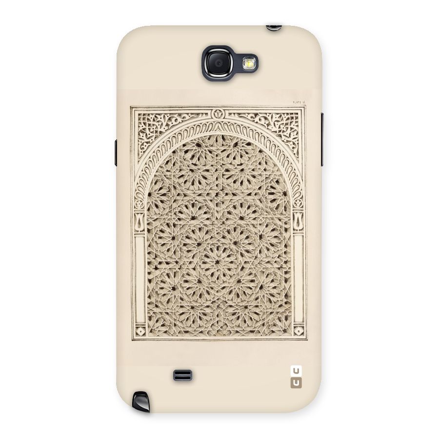 Window Ornaments Back Case for Galaxy Note 2