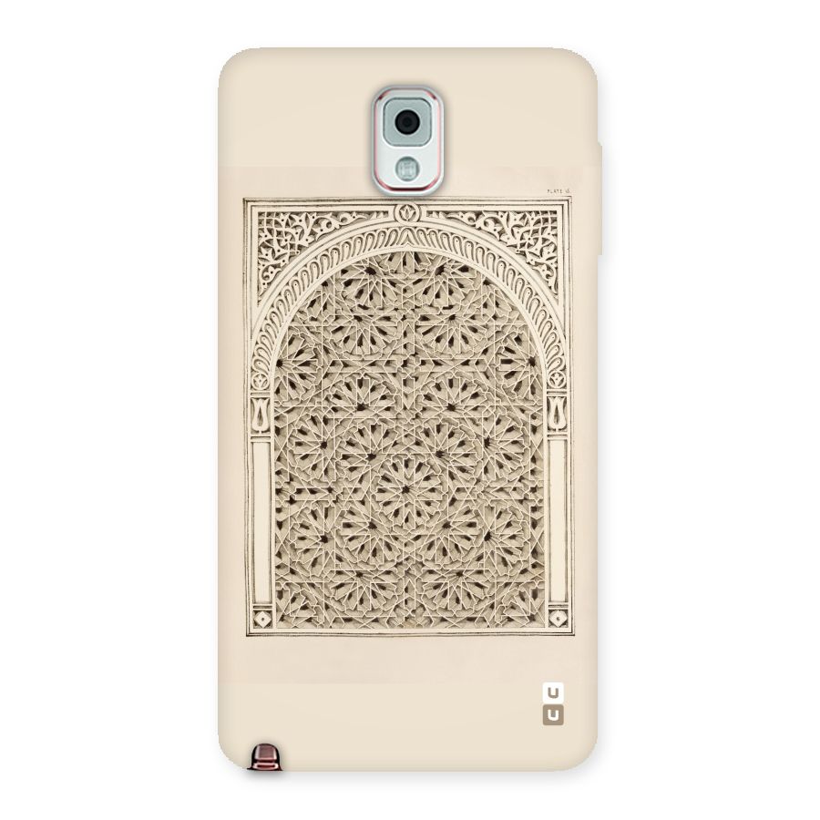 Window Ornaments Back Case for Galaxy Note 3