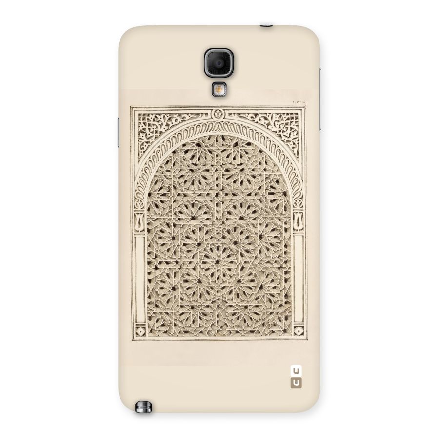 Window Ornaments Back Case for Galaxy Note 3 Neo