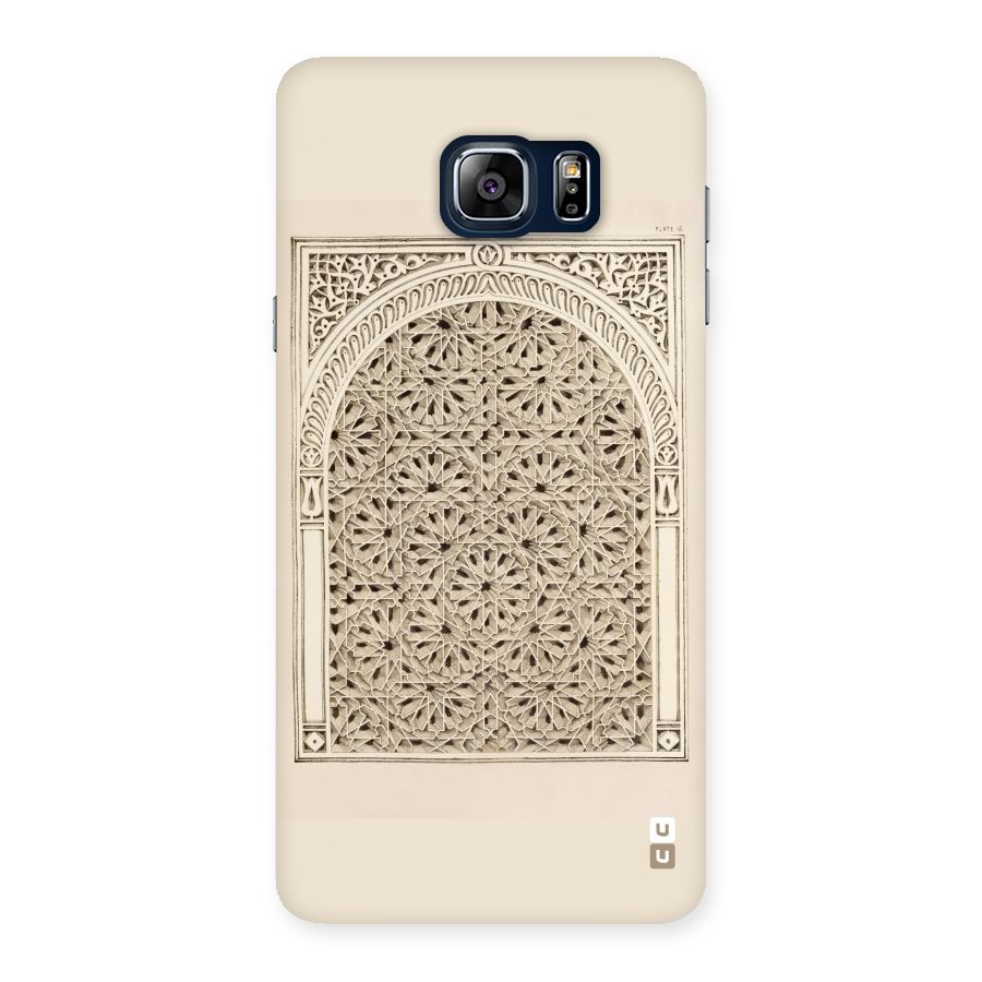 Window Ornaments Back Case for Galaxy Note 5