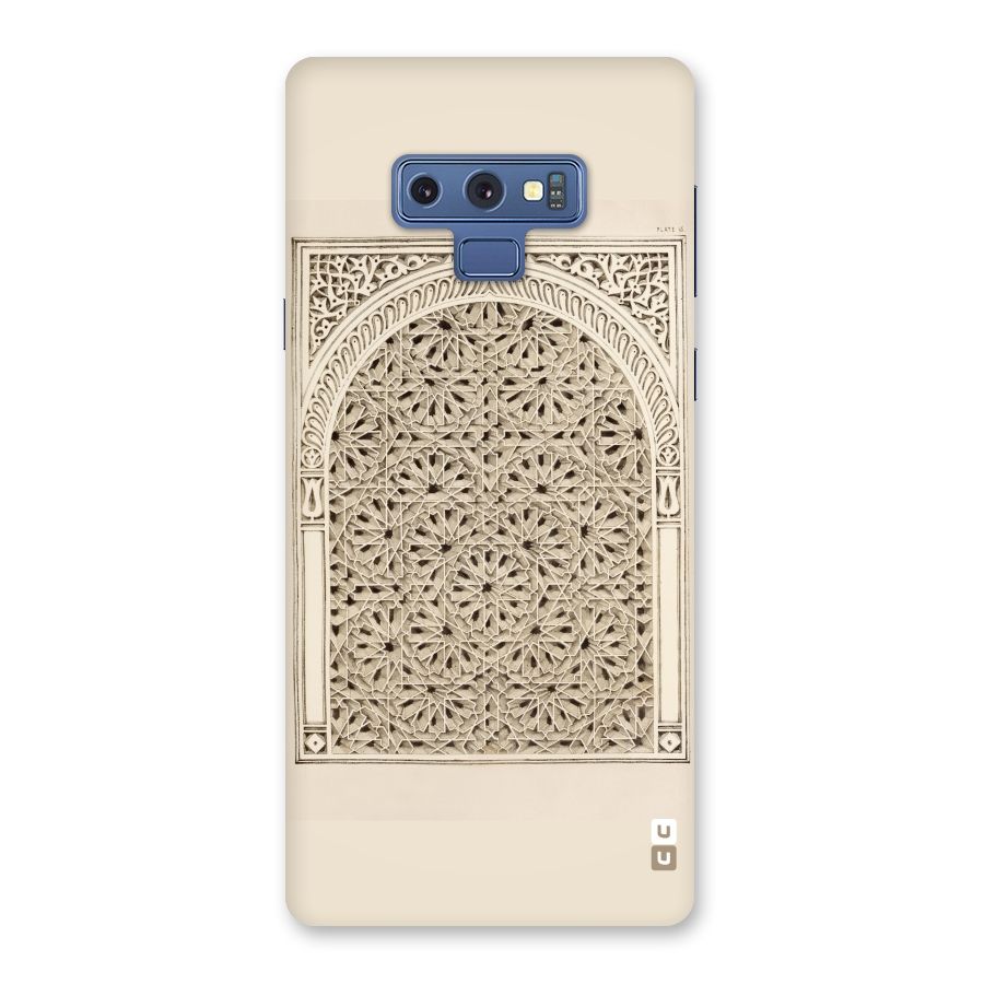 Window Ornaments Back Case for Galaxy Note 9