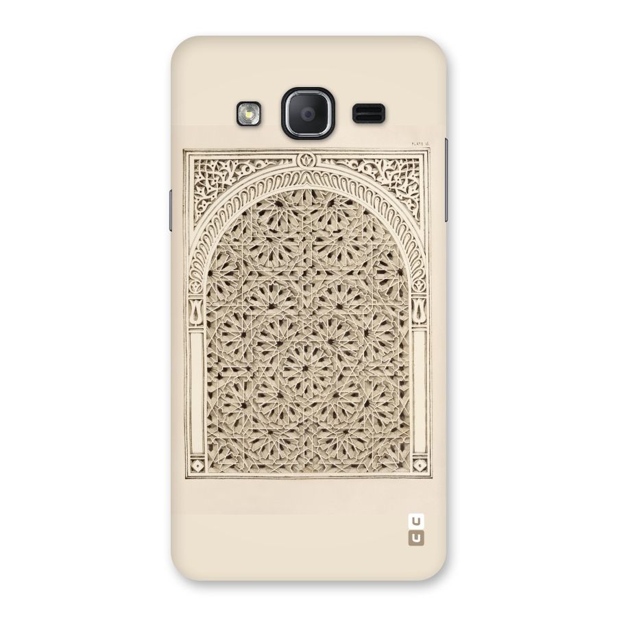 Window Ornaments Back Case for Galaxy On7 2015