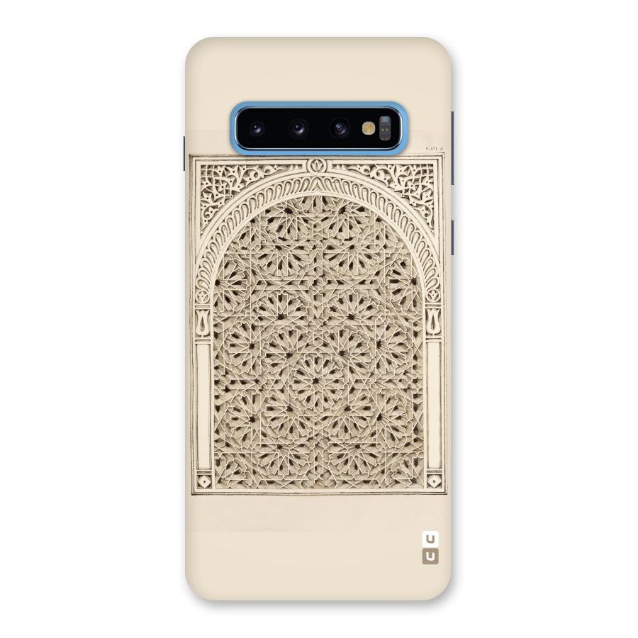 Window Ornaments Back Case for Galaxy S10
