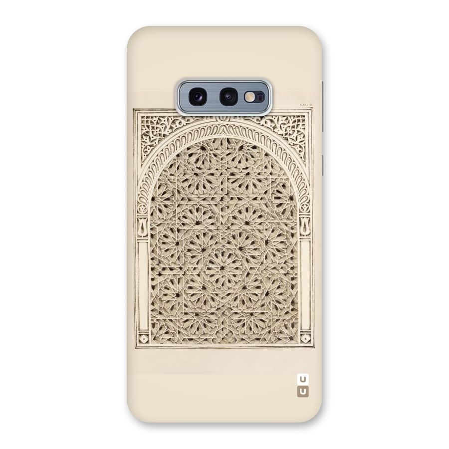 Window Ornaments Back Case for Galaxy S10e
