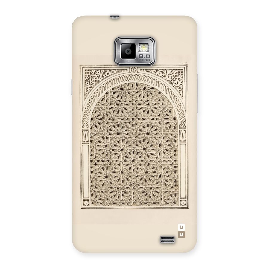 Window Ornaments Back Case for Galaxy S2