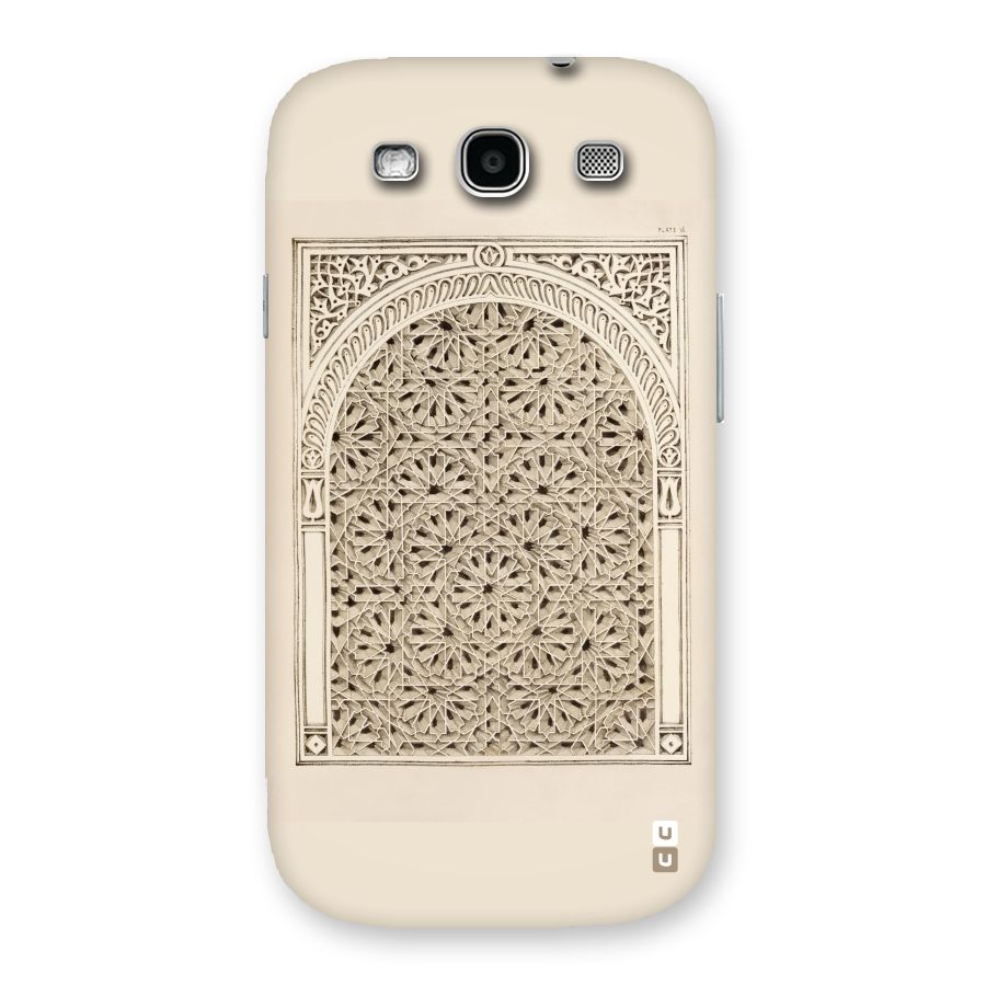 Window Ornaments Back Case for Galaxy S3