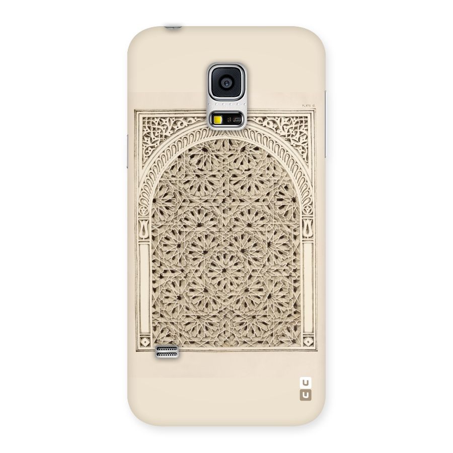 Window Ornaments Back Case for Galaxy S5 Mini
