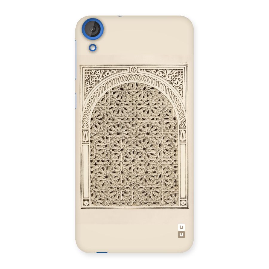Window Ornaments Back Case for HTC Desire 820