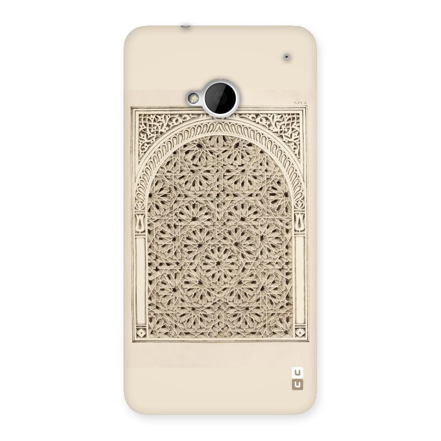 Window Ornaments Back Case for HTC One M7