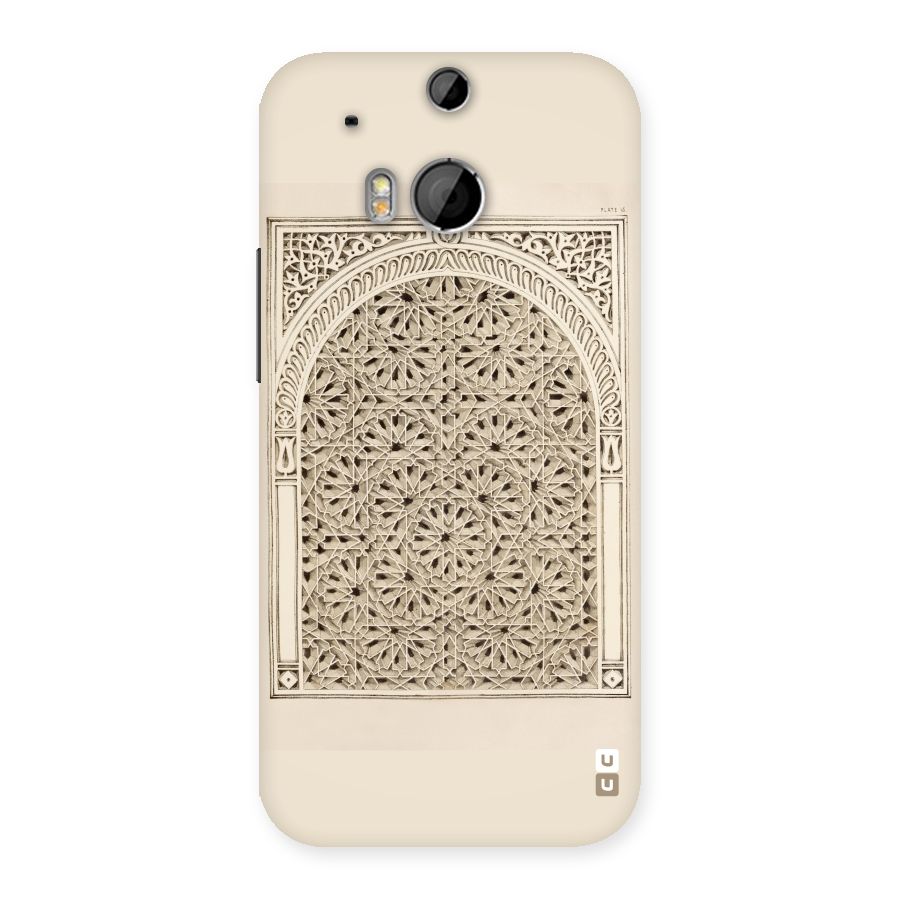 Window Ornaments Back Case for HTC One M8