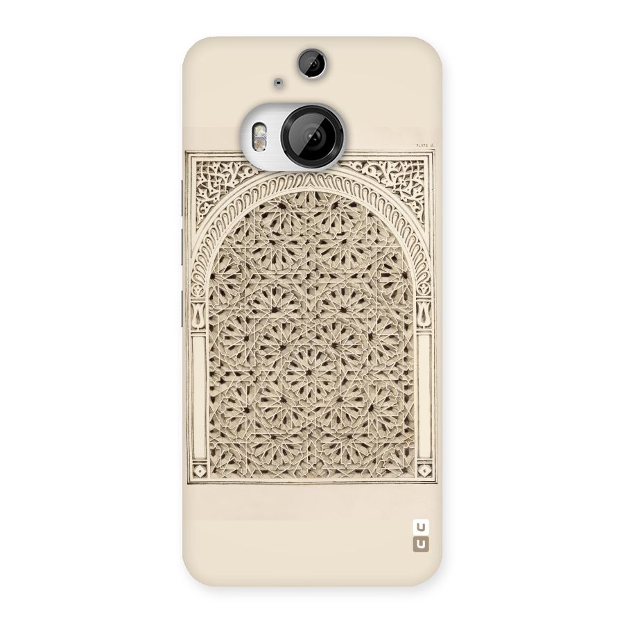 Window Ornaments Back Case for HTC One M9 Plus