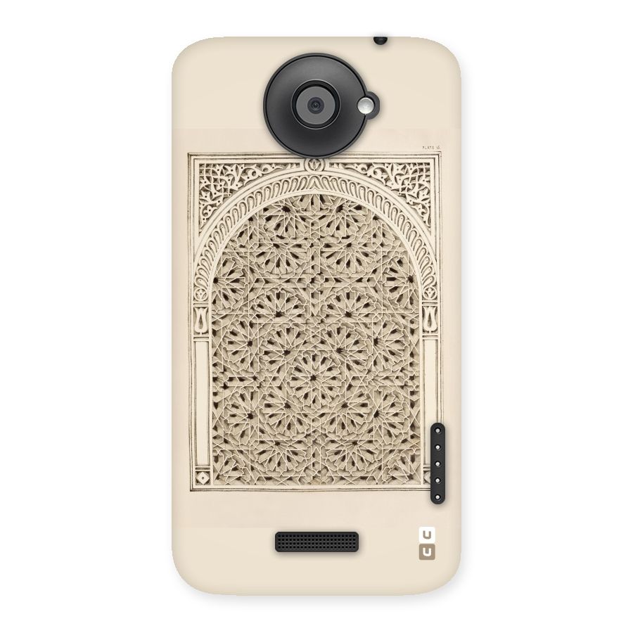 Window Ornaments Back Case for HTC One X