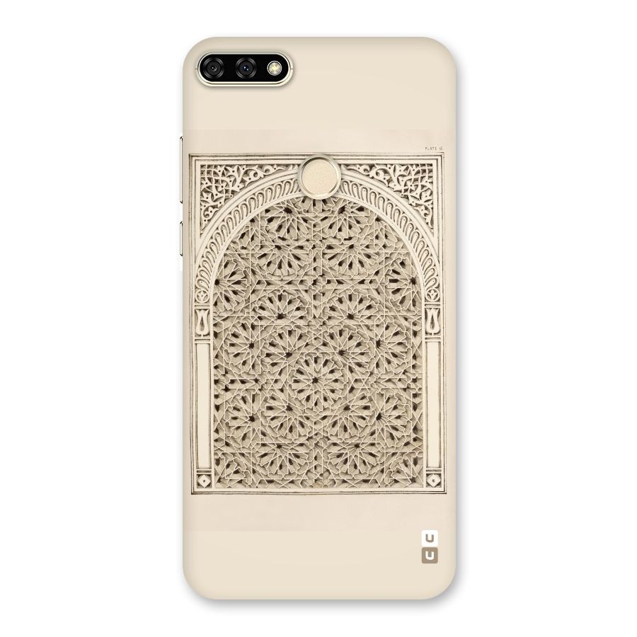 Window Ornaments Back Case for Honor 7A