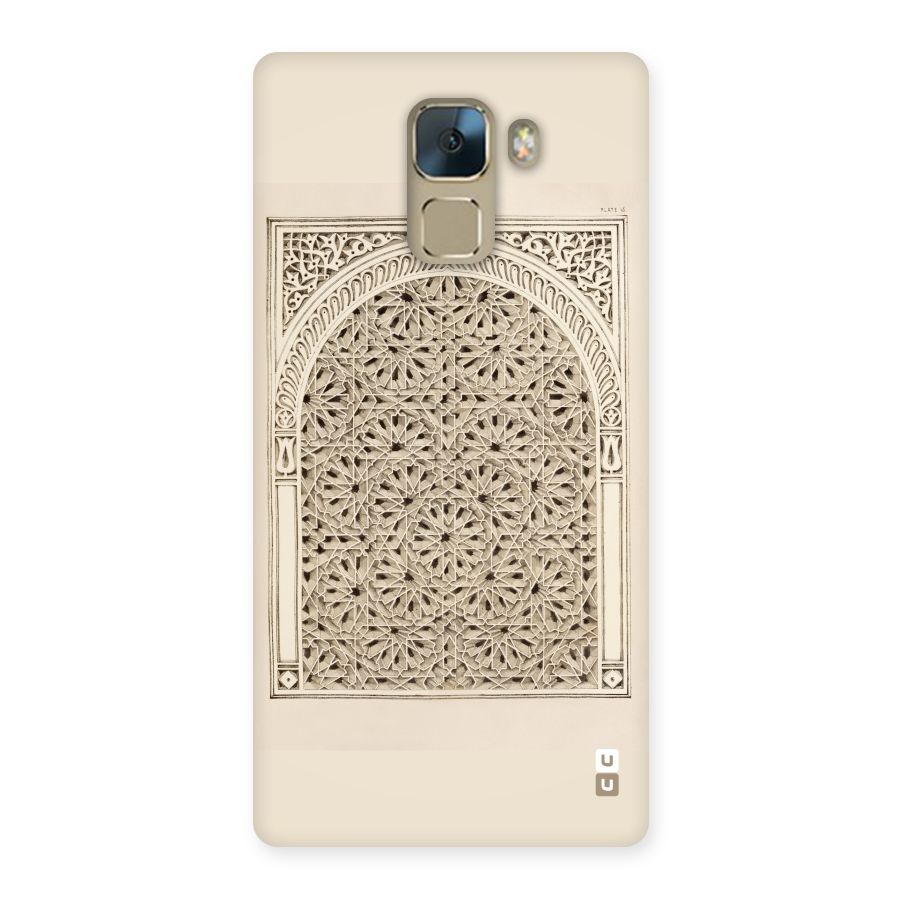 Window Ornaments Back Case for Huawei Honor 7