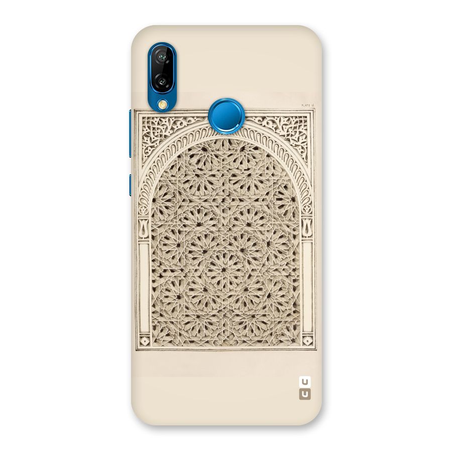 Window Ornaments Back Case for Huawei P20 Lite