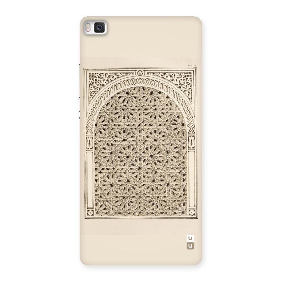 Window Ornaments Back Case for Huawei P8