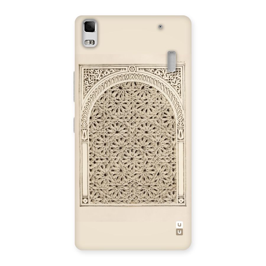 Window Ornaments Back Case for Lenovo K3 Note