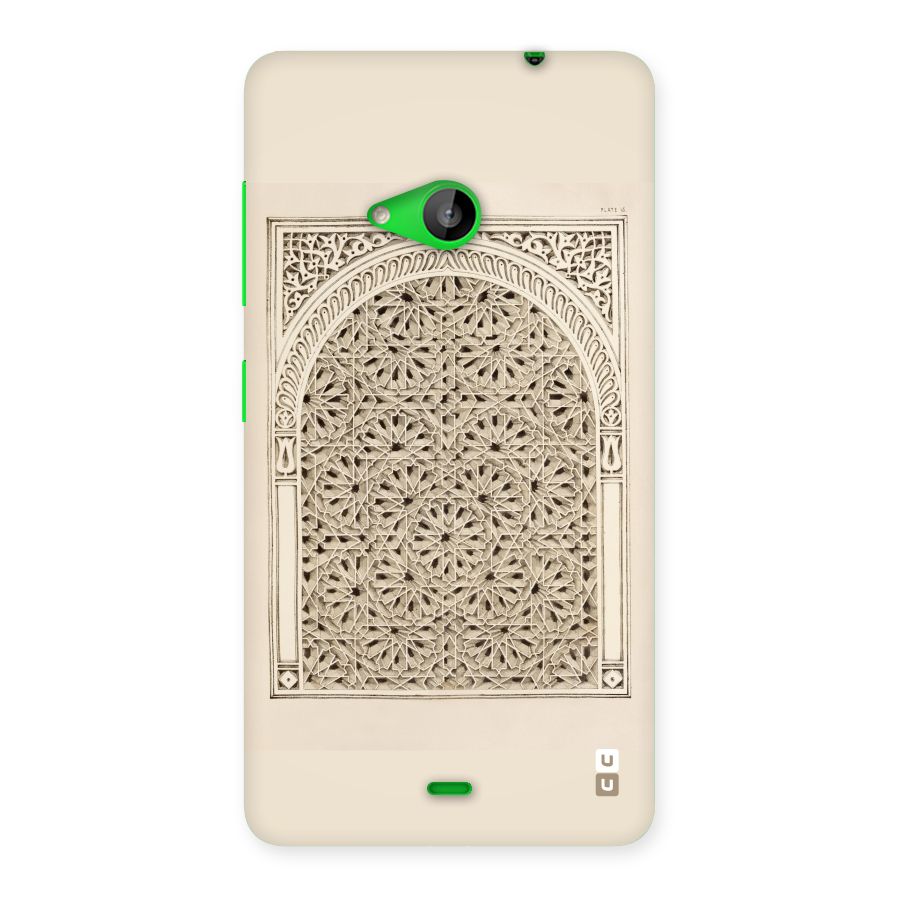 Window Ornaments Back Case for Lumia 535