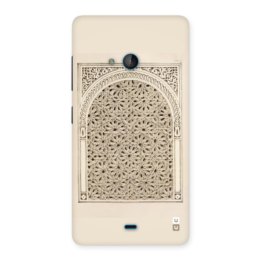 Window Ornaments Back Case for Lumia 540